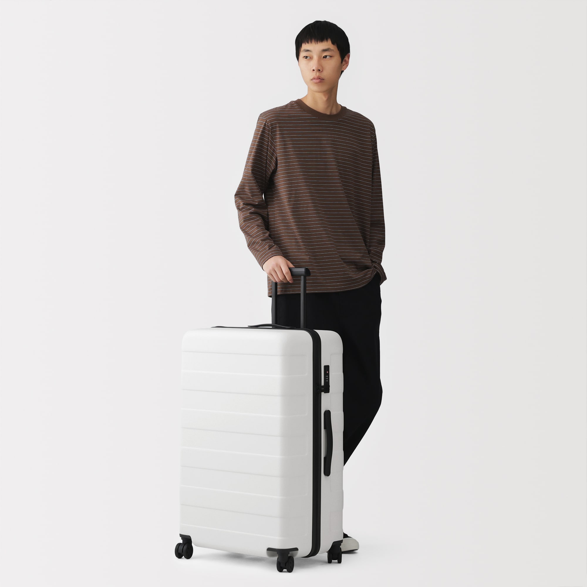 バーを自由に調節できる ハードキャリーケース（105L） | 無印良品