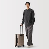 バーを自由に調節できる　フロントオープンキャリーケース（３２Ｌ）