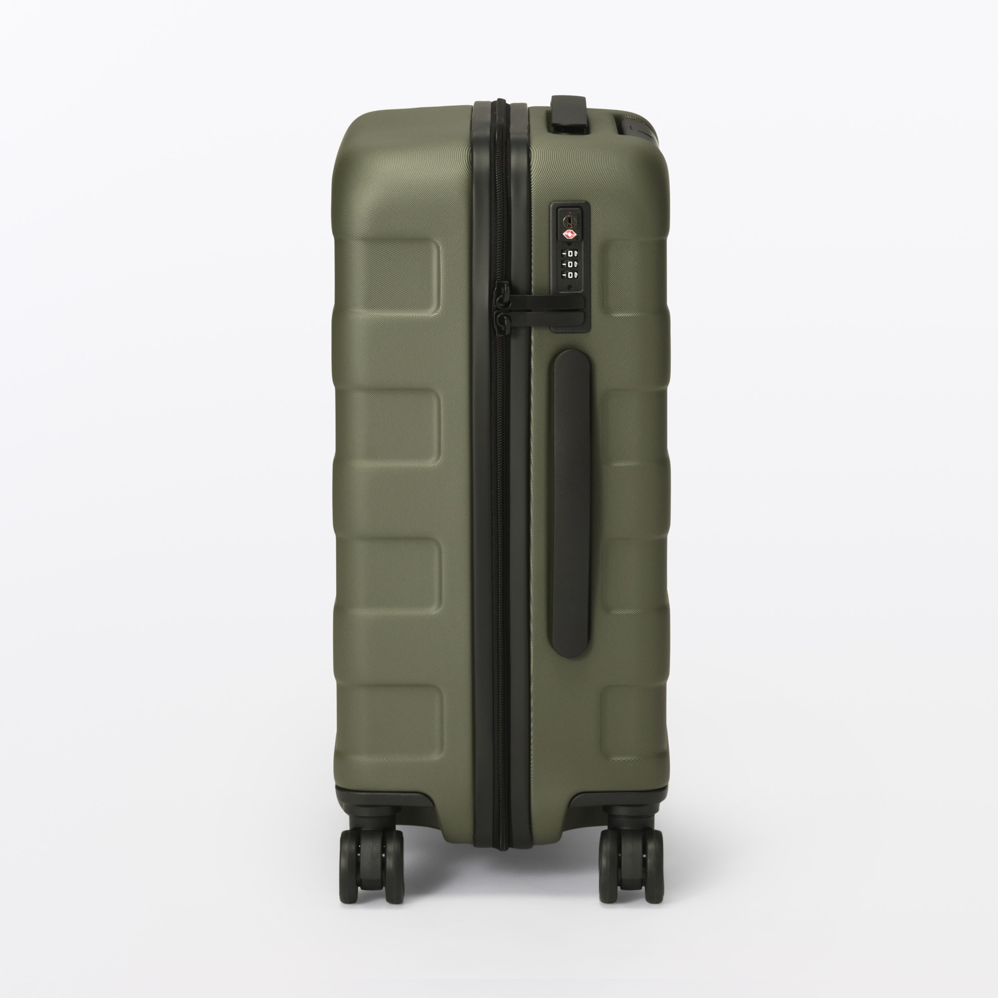 バーを自由に調節できる　ハードキャリーケース（３６Ｌ）　色:カーキ バーを自由に調節できる ハードキャリーケース（36L） | 無印良品