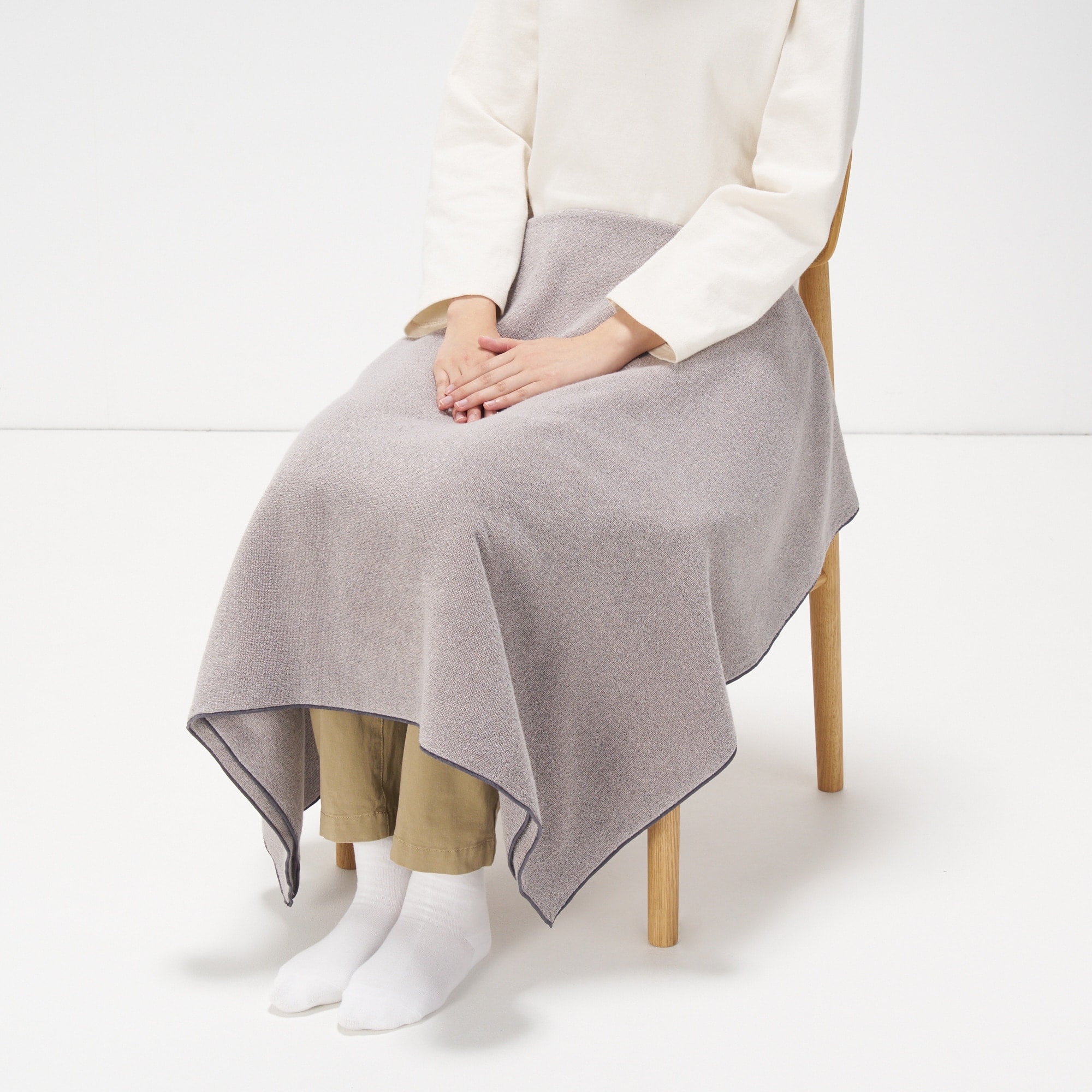 ループ付きパイル織ハーフケット