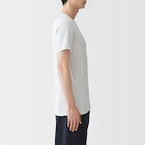 紳士　さらっと綿　Ｖネック半袖Ｔシャツ