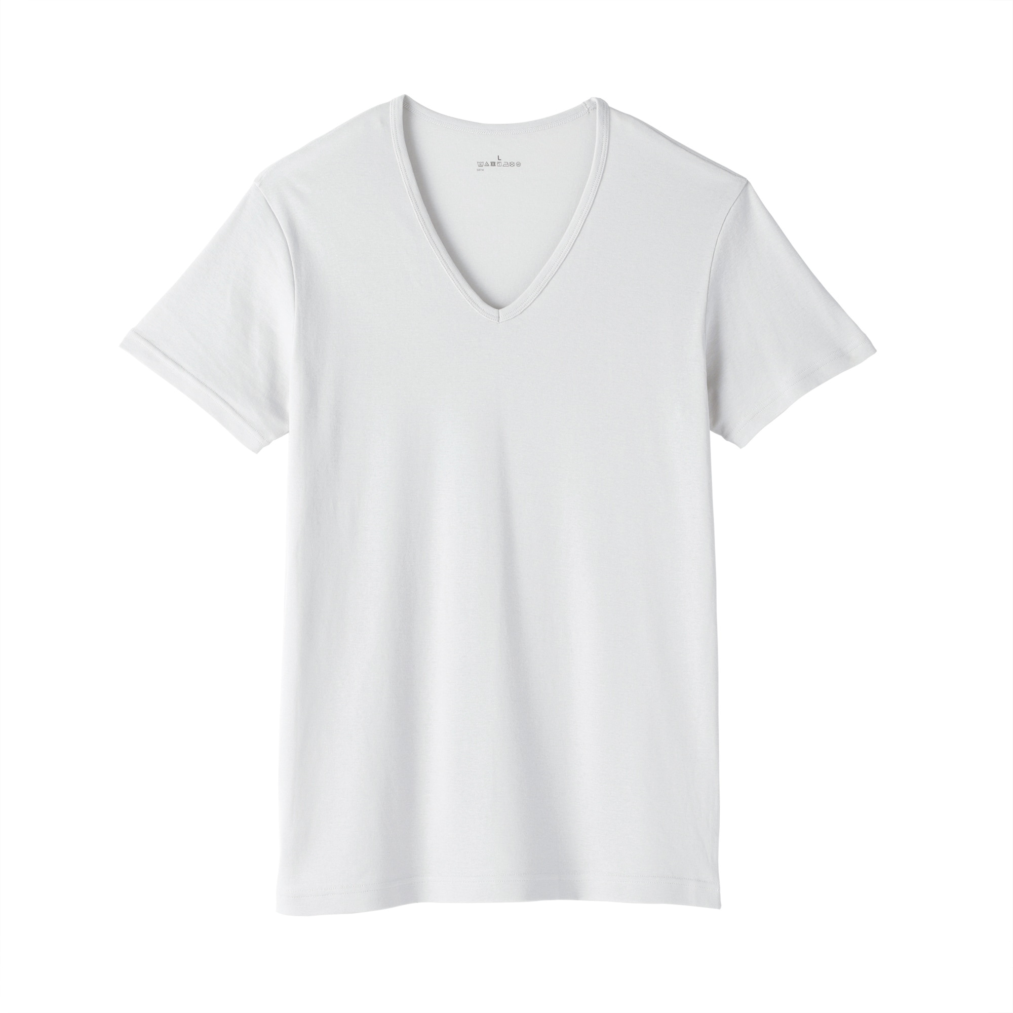 紳士　さらっと綿　Ｖネック半袖Ｔシャツ