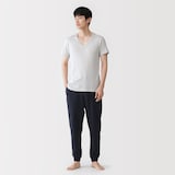 紳士　さらっと綿　Ｖネック半袖Ｔシャツ