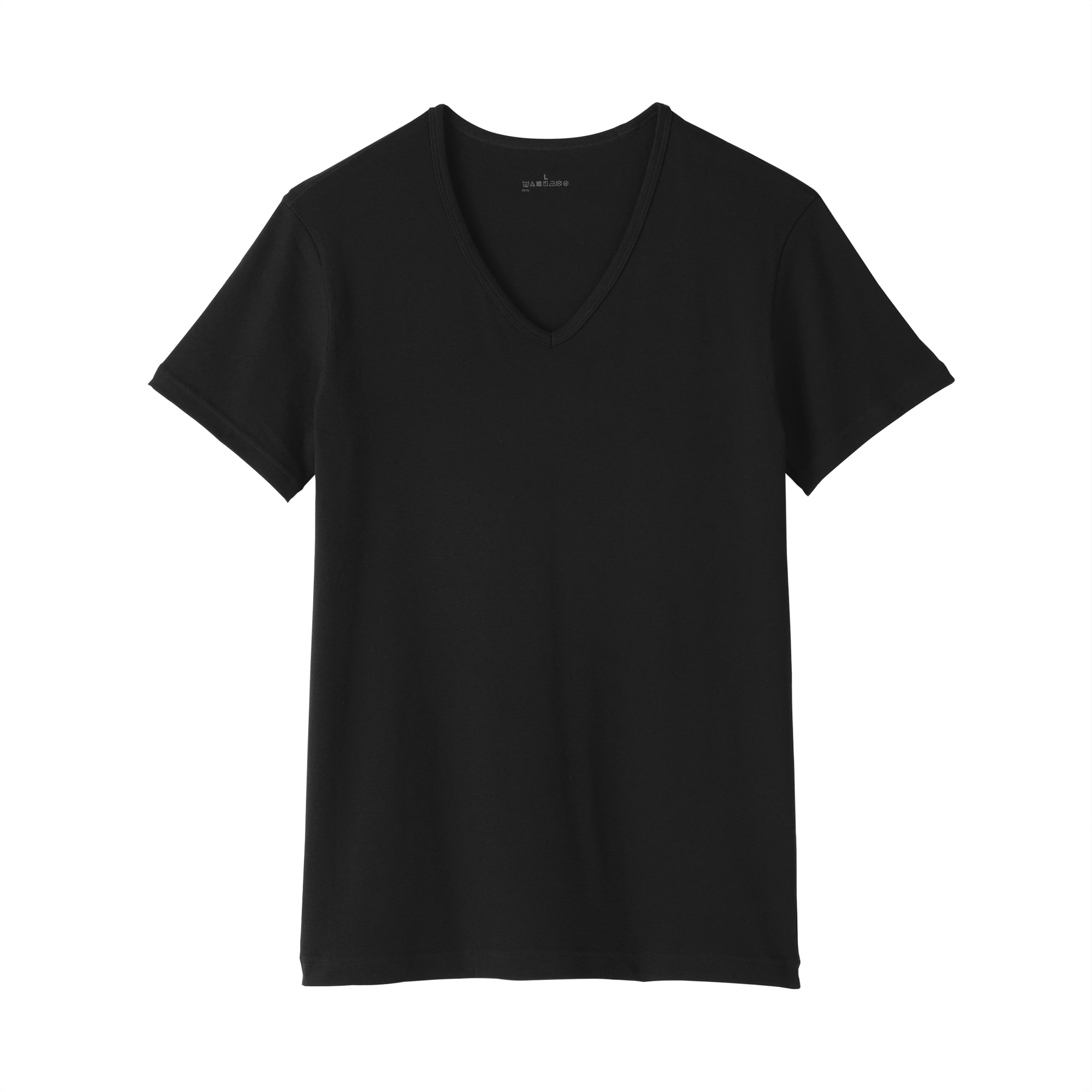 紳士　さらっと綿　Ｖネック半袖Ｔシャツ