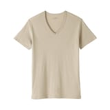 紳士　さらっと綿　Ｖネック半袖Ｔシャツ