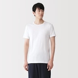 紳士　さらっと綿　クルーネック半袖Ｔシャツ