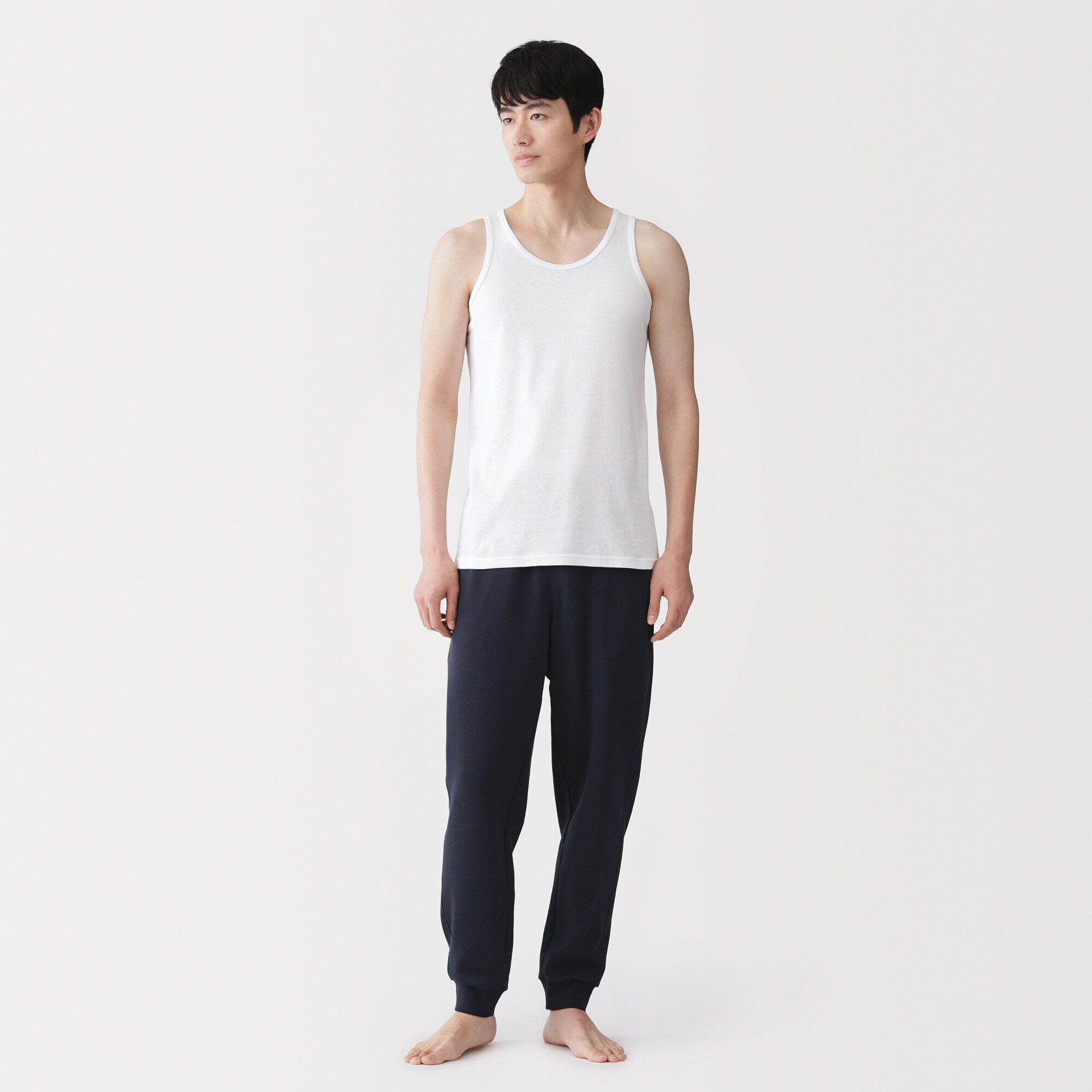紳士　さらっと綿　タンクトップ
