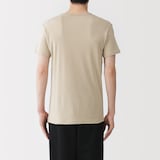 紳士　さらっと綿　汗取りパッド付　Ｖネック半袖Ｔシャツ