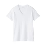 紳士　さらっと綿　汗取りパッド付　Ｖネック半袖Ｔシャツ