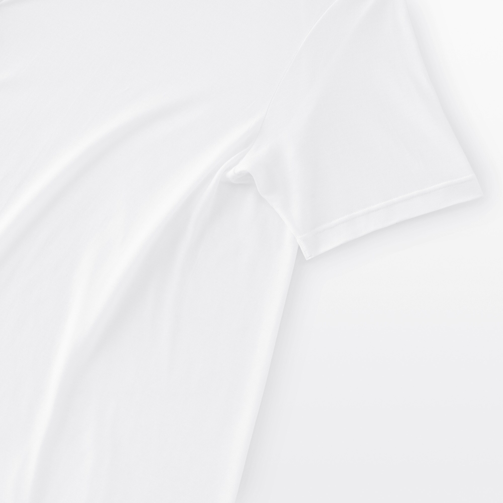 紳士　脇に縫い目のない　なめらか　Ｖネック半袖Ｔシャツ