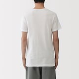 紳士　さらっと綿メッシュ編み　クルーネック半袖Ｔシャツ