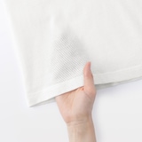 紳士　さらっと綿メッシュ編み　クルーネック半袖Ｔシャツ