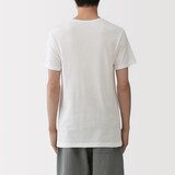 紳士　さらっと綿メッシュ編み　クルーネック半袖Ｔシャツ
