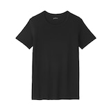 紳士　さらっと綿メッシュ編み　クルーネック半袖Ｔシャツ