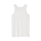 紳士　さらっと綿メッシュ編み　タンクトップ