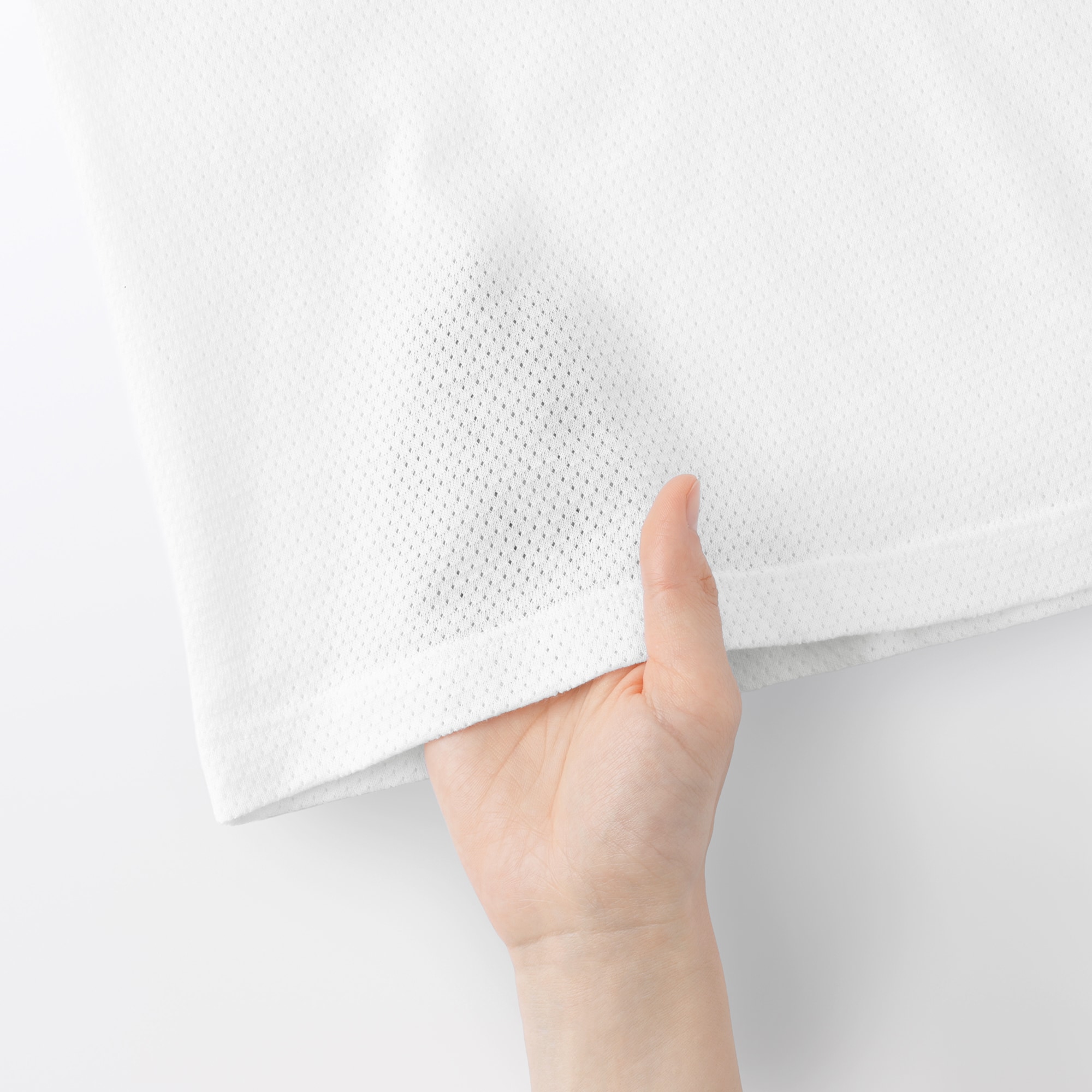 紳士　さらっと綿メッシュ編み　タンクトップ