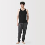 紳士　さらっと綿メッシュ編み　タンクトップ