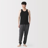 紳士　さらっと綿メッシュ編み　タンクトップ