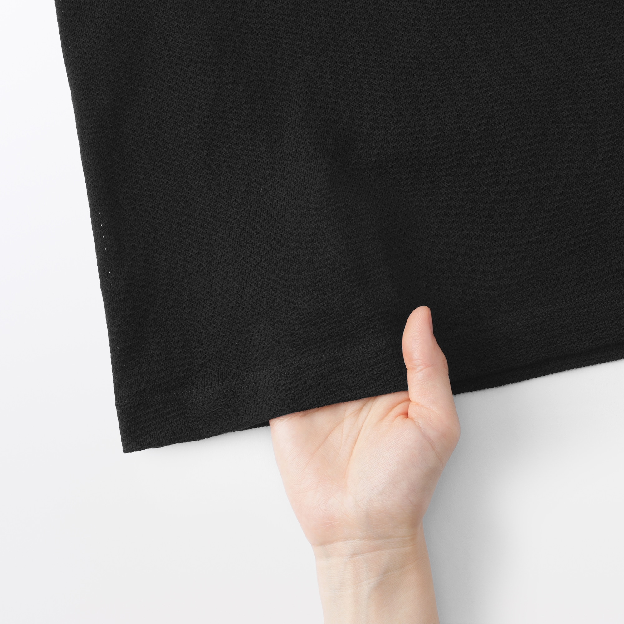 紳士　さらっと綿メッシュ編み　タンクトップ