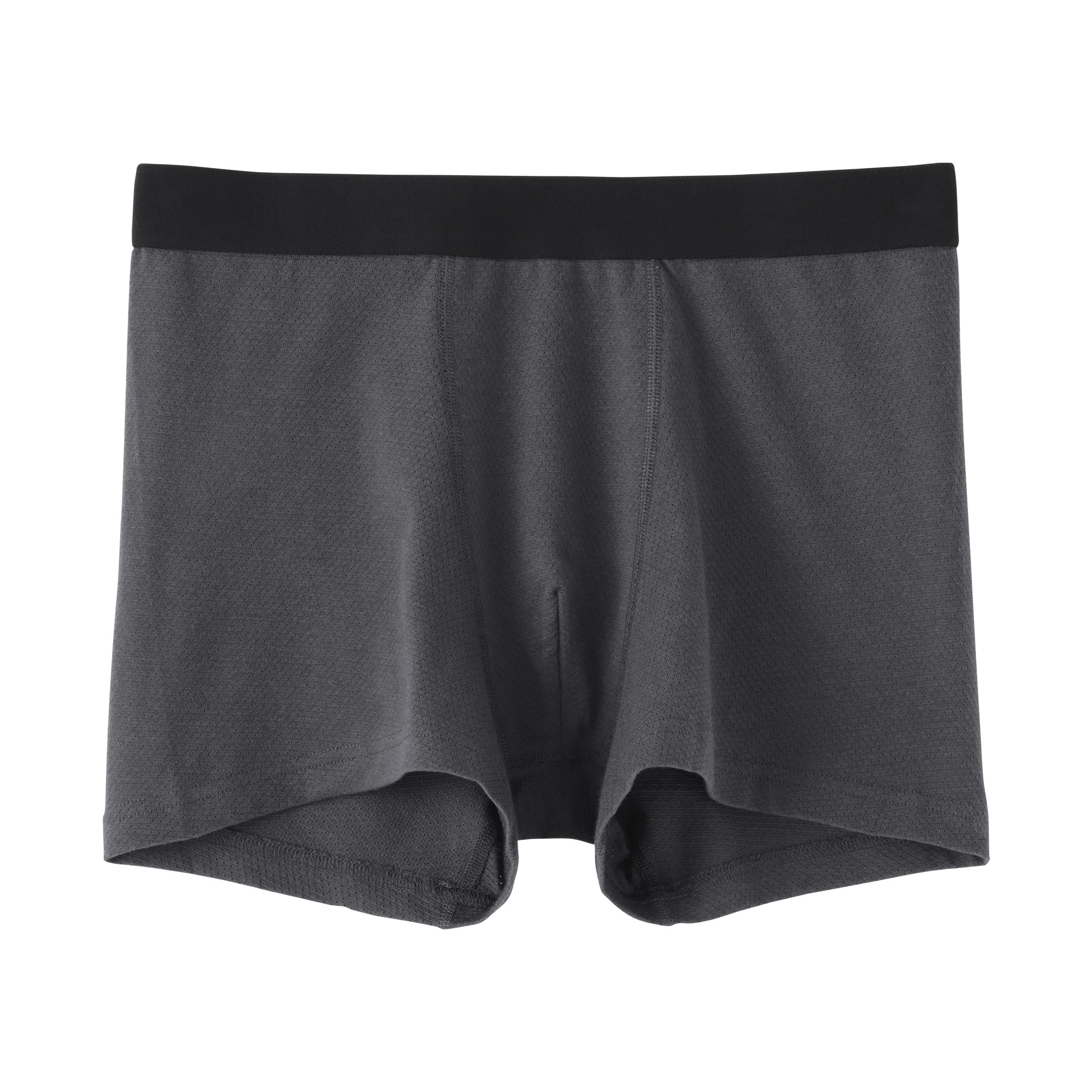 紳士　さらっと綿メッシュ編み　前閉じボクサーパンツ