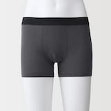 紳士　さらっと綿メッシュ編み　前閉じボクサーパンツ