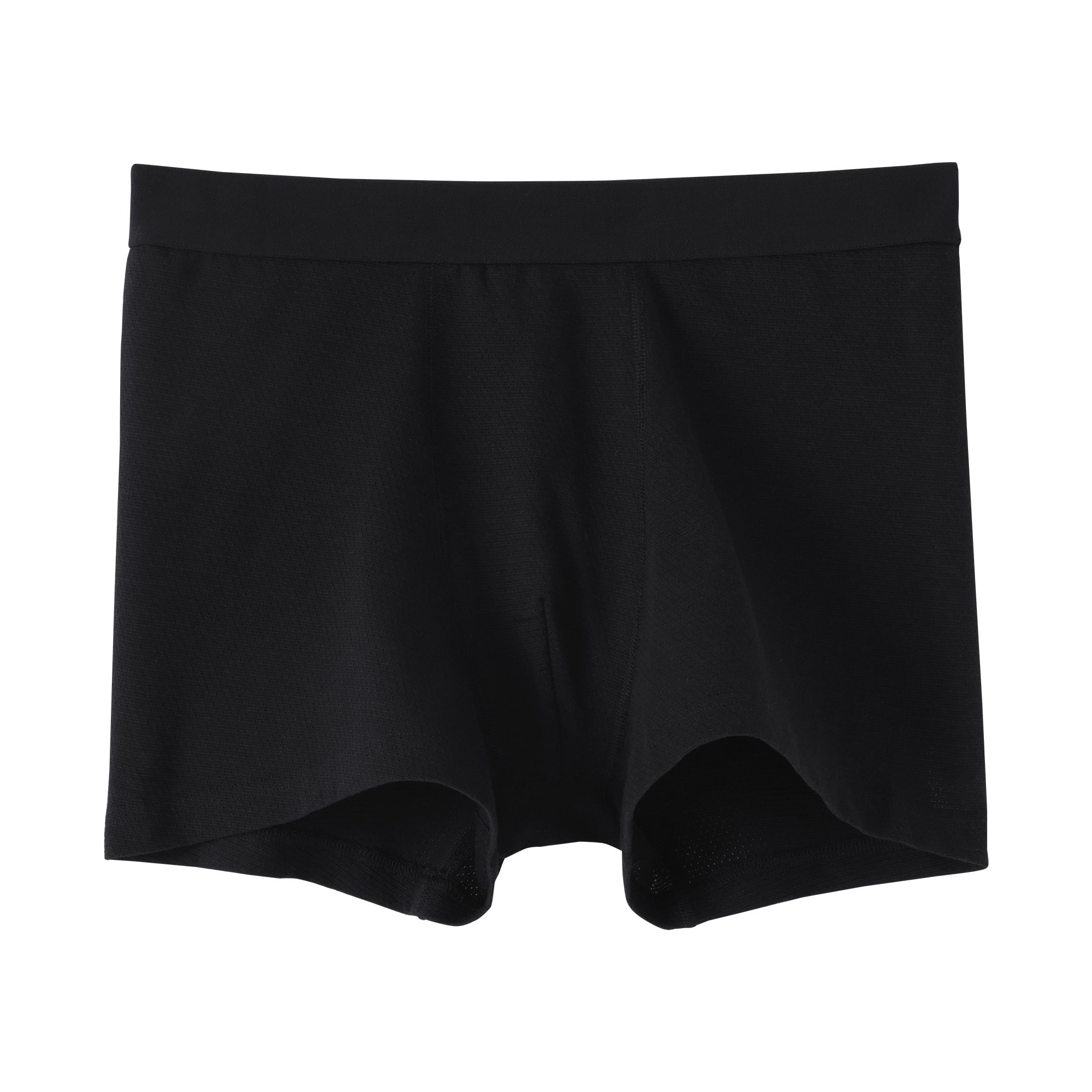 紳士　さらっと綿メッシュ編み　前閉じボクサーパンツ