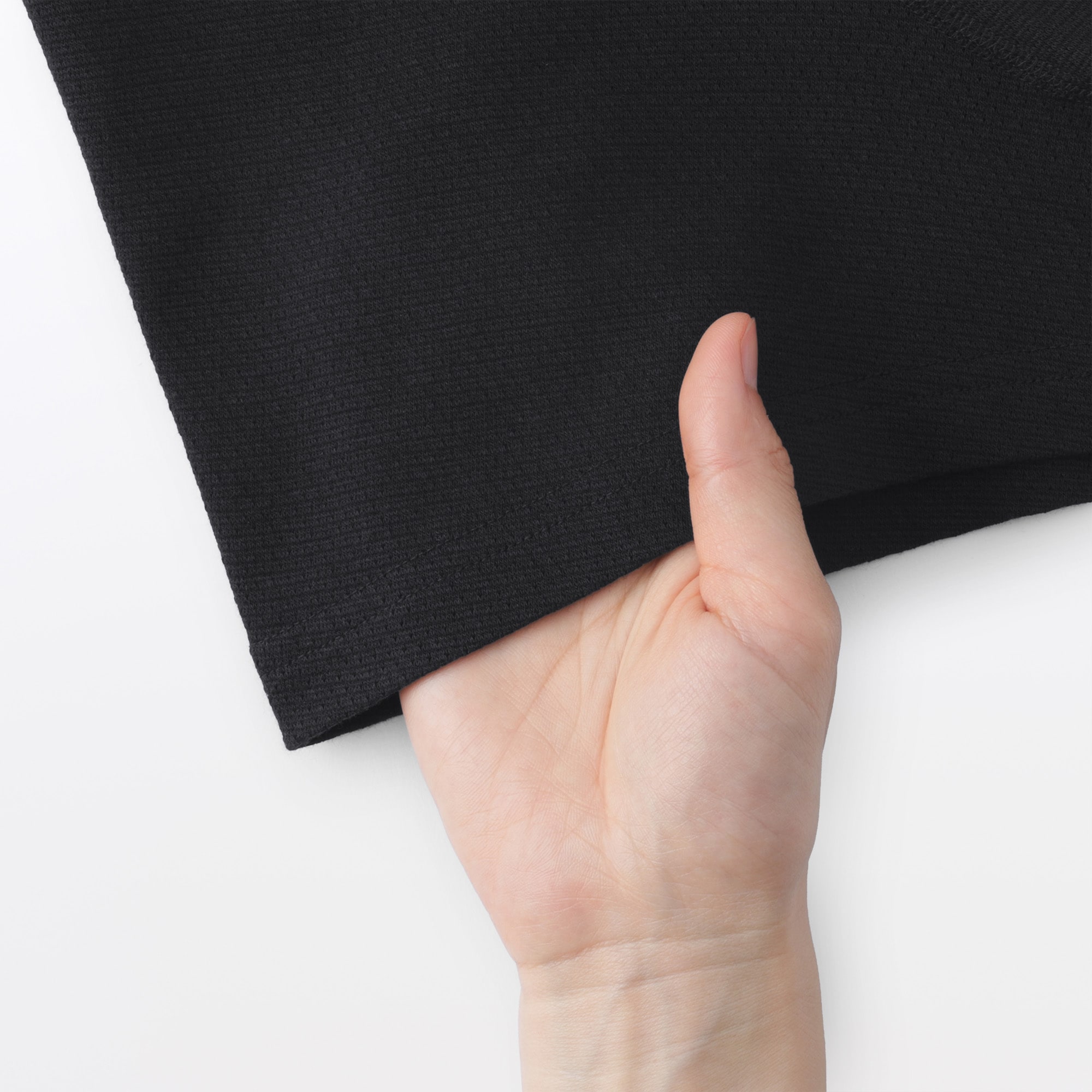 紳士　さらっと綿メッシュ編み　前閉じボクサーパンツ