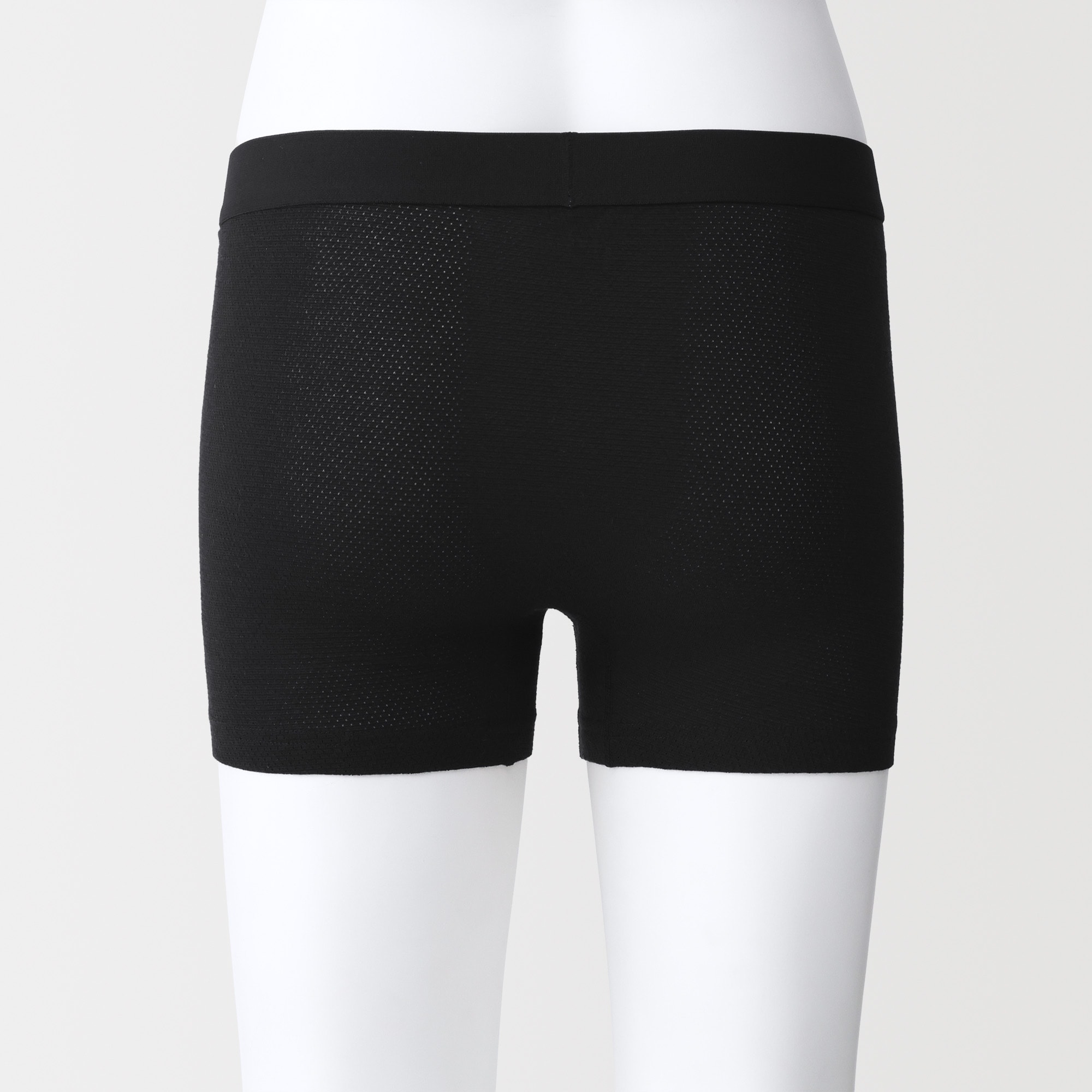 紳士　さらっと綿メッシュ編み　前閉じボクサーパンツ