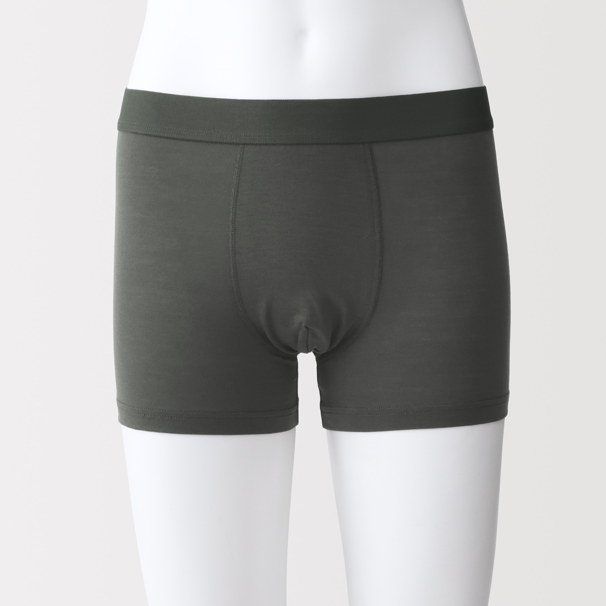 紳士　なめらか　前閉じローライズボクサーパンツ