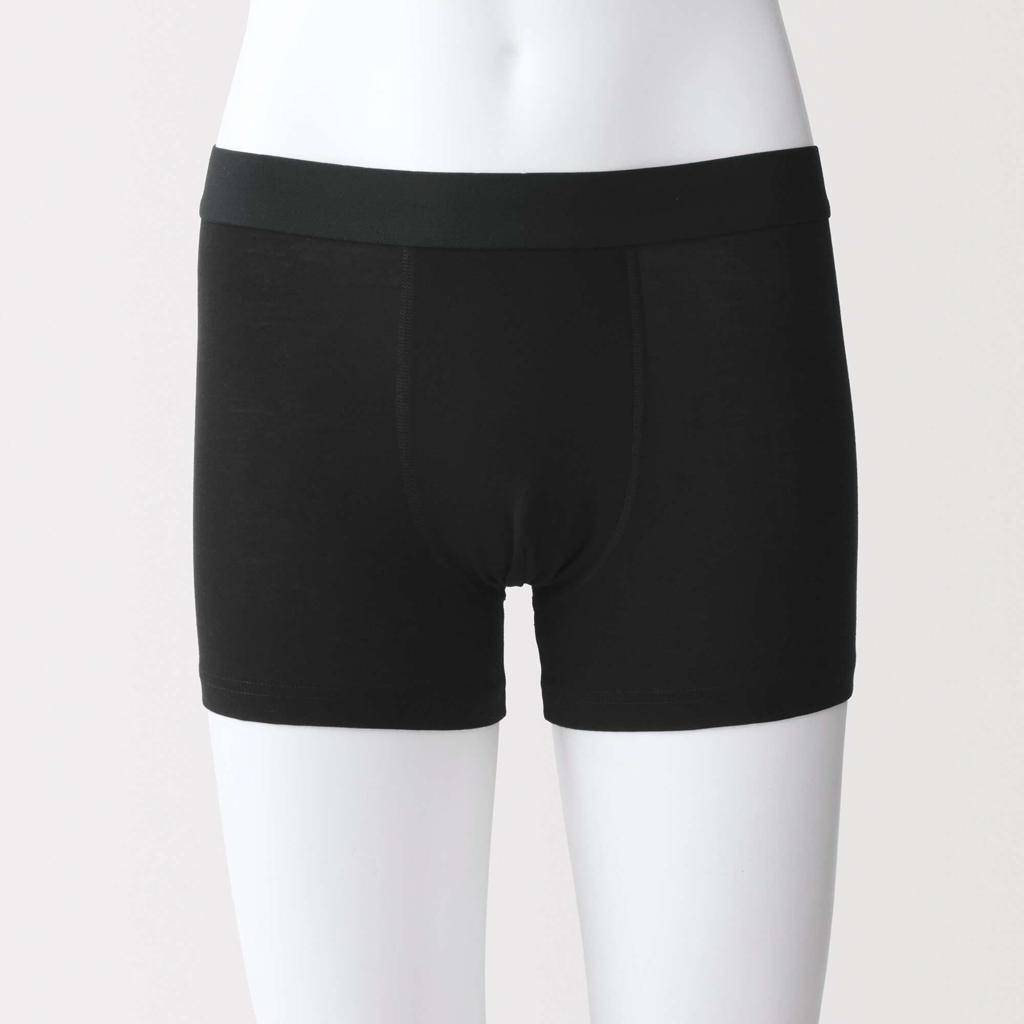 紳士　なめらか　前閉じローライズボクサーパンツ