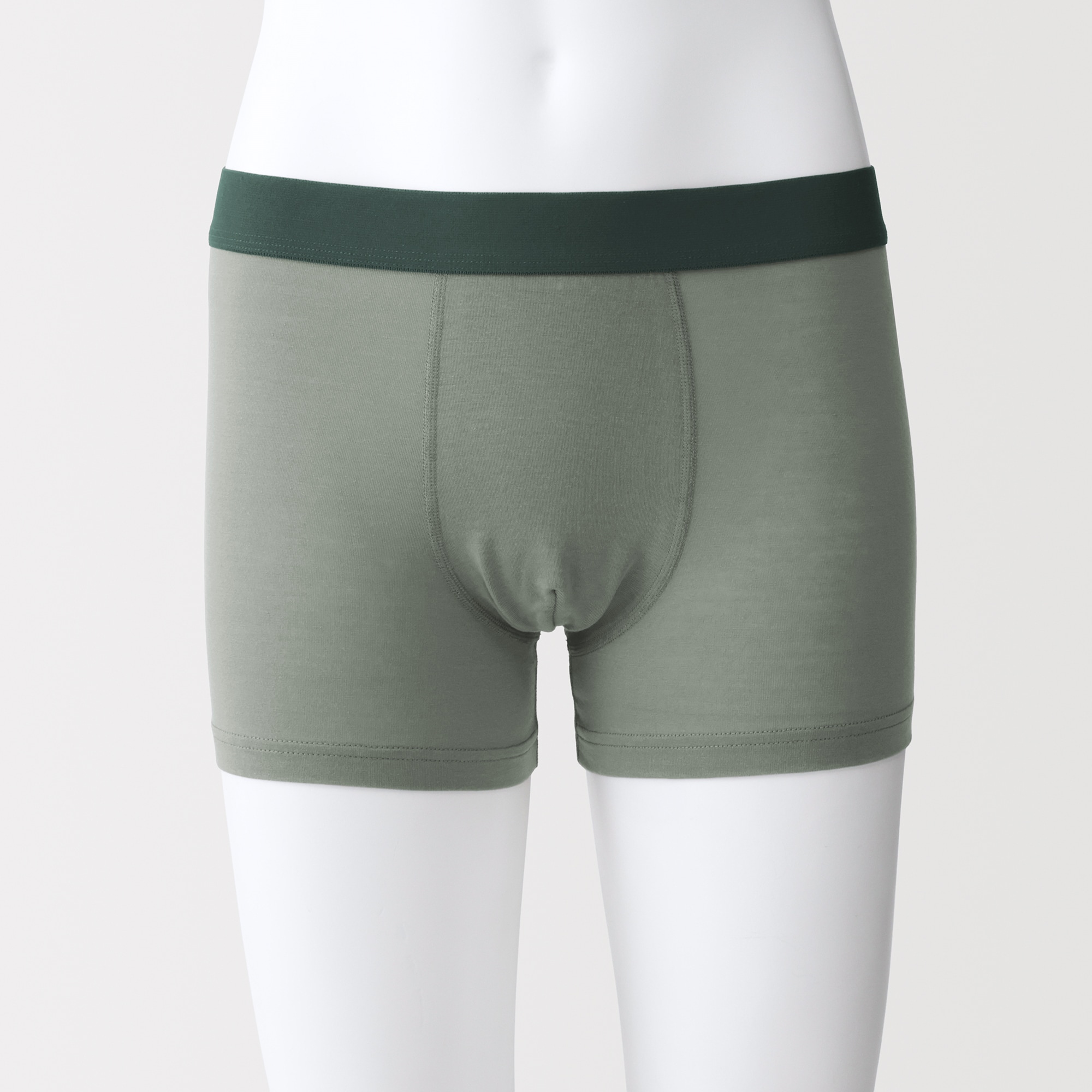 紳士　なめらか　前閉じローライズボクサーパンツ
