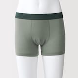 紳士　なめらか　前閉じローライズボクサーパンツ