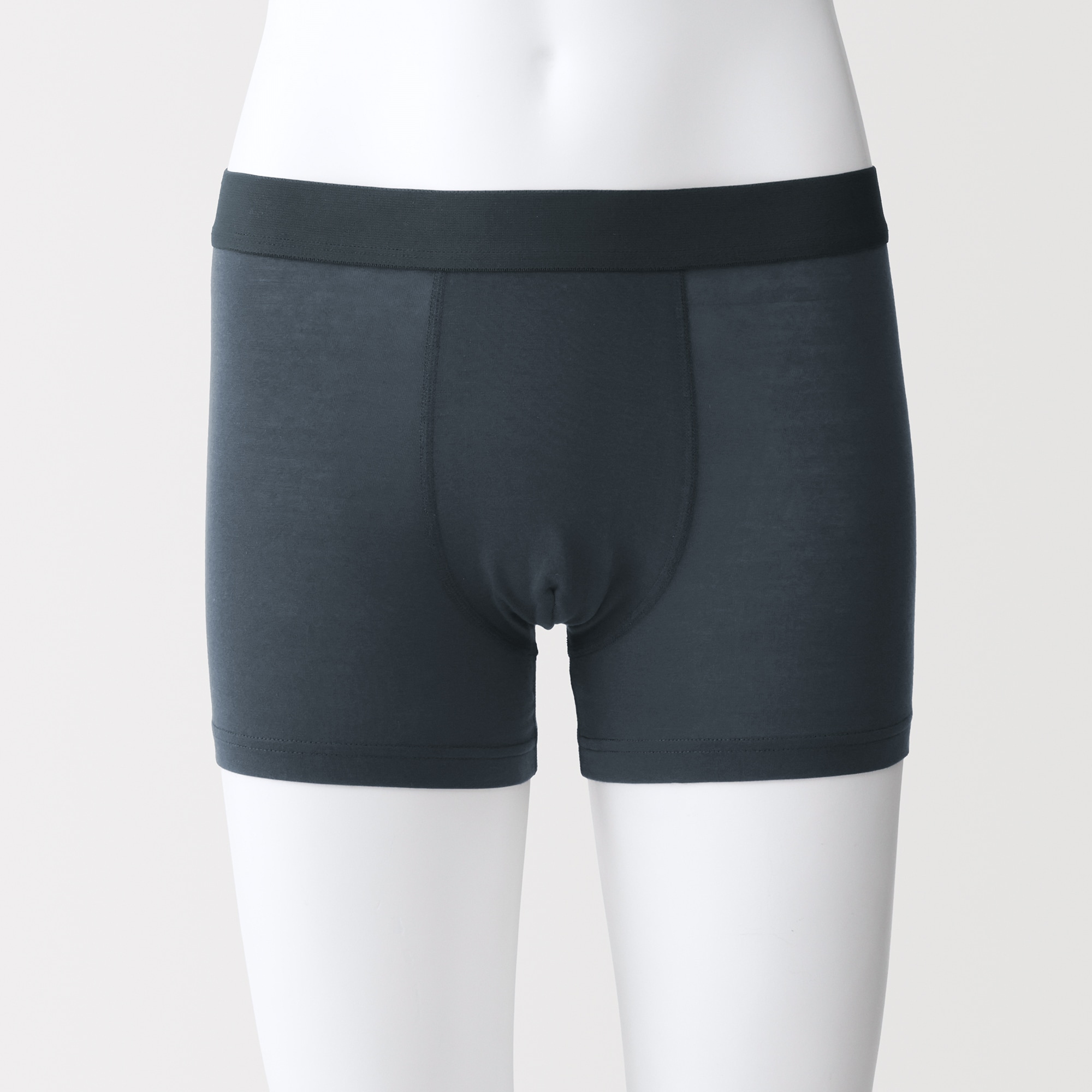 紳士　なめらか　前閉じローライズボクサーパンツ