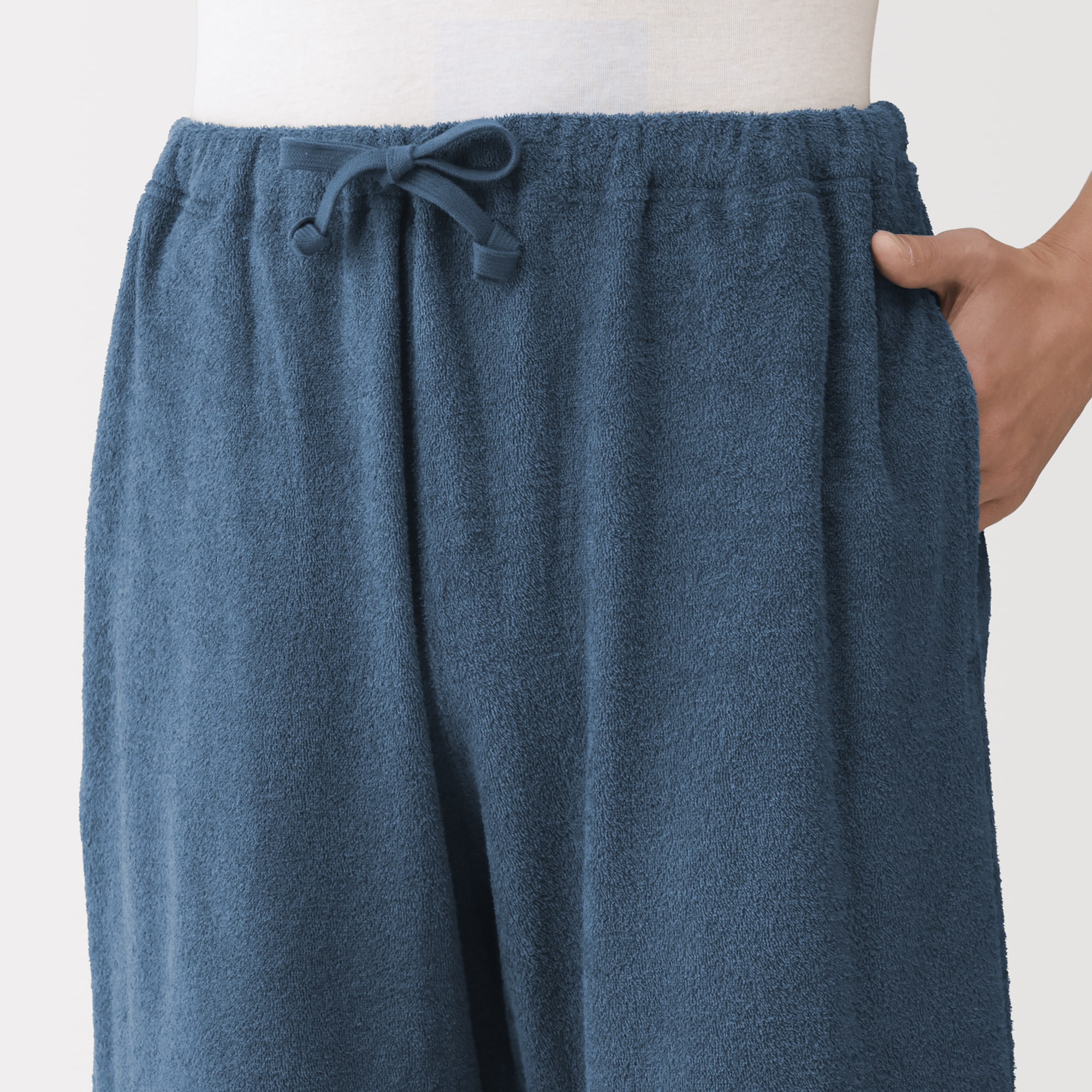 紳士　着るタオル　両面パイル　半袖ルームウェアセット