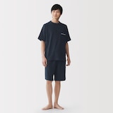 紳士　着るタオル　両面パイル　半袖ルームウェアセット