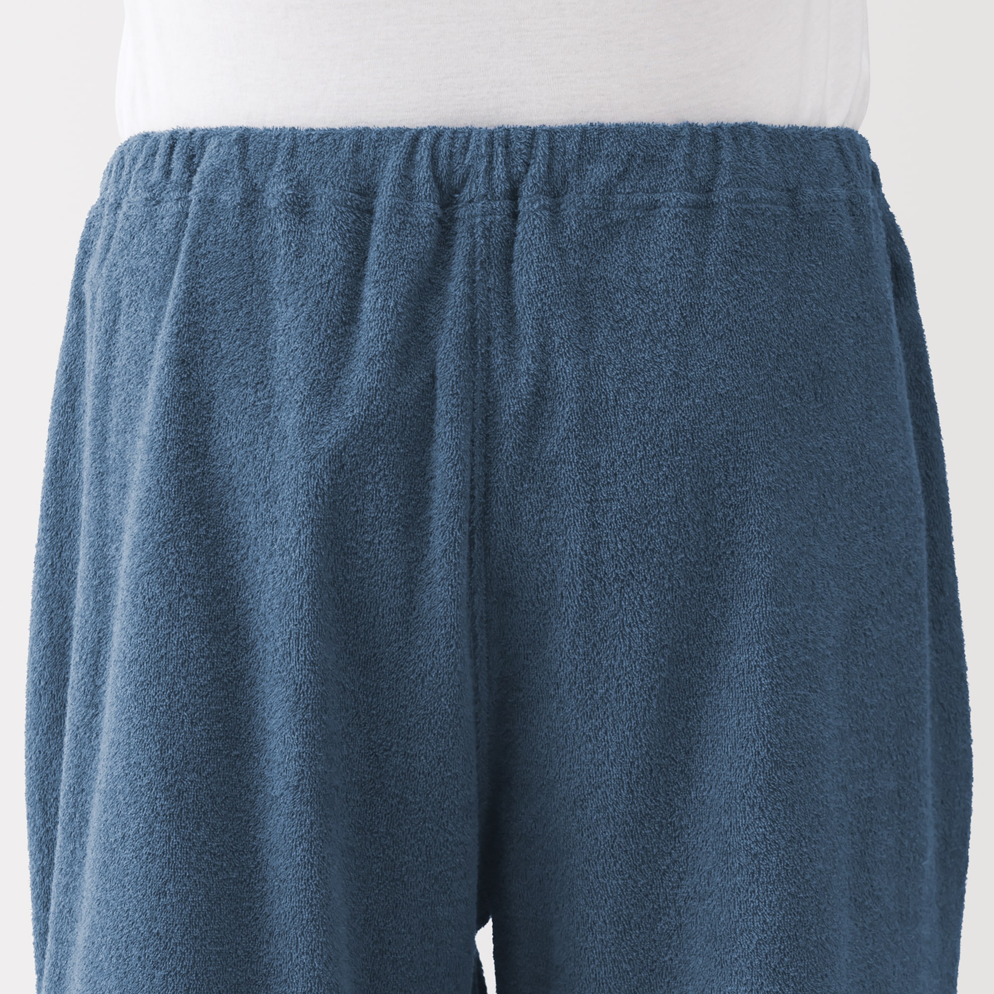 紳士　着るタオル　両面パイル　半袖ルームウェアセット