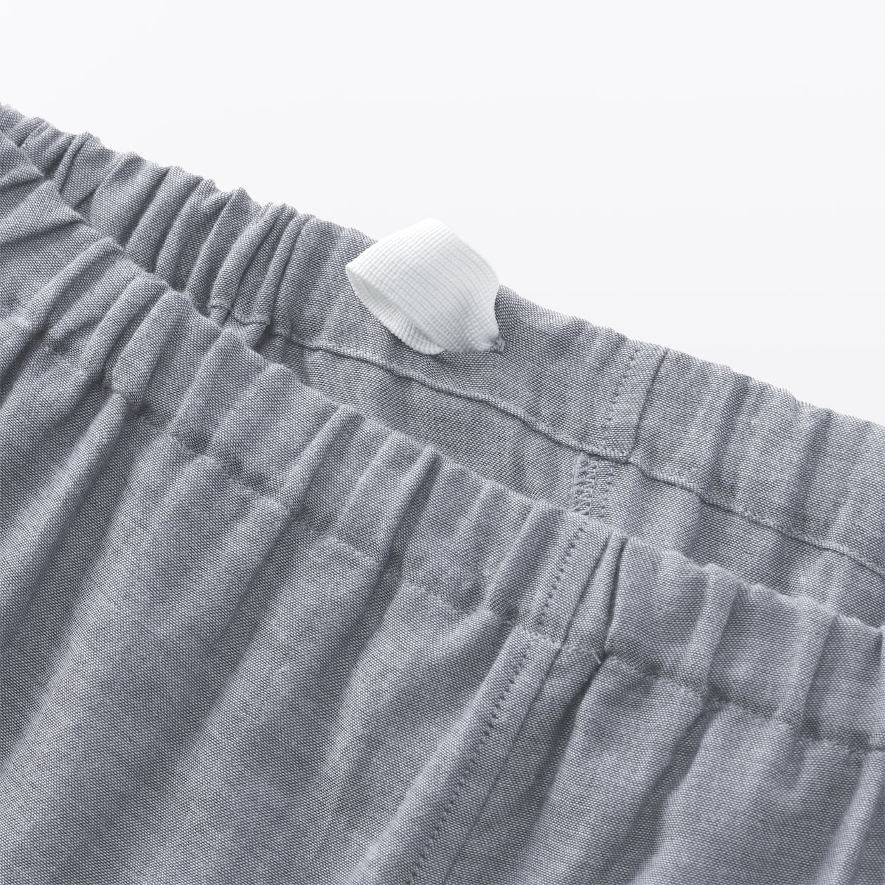 紳士　脇に縫い目のない　二重ガーゼ長袖パジャマ