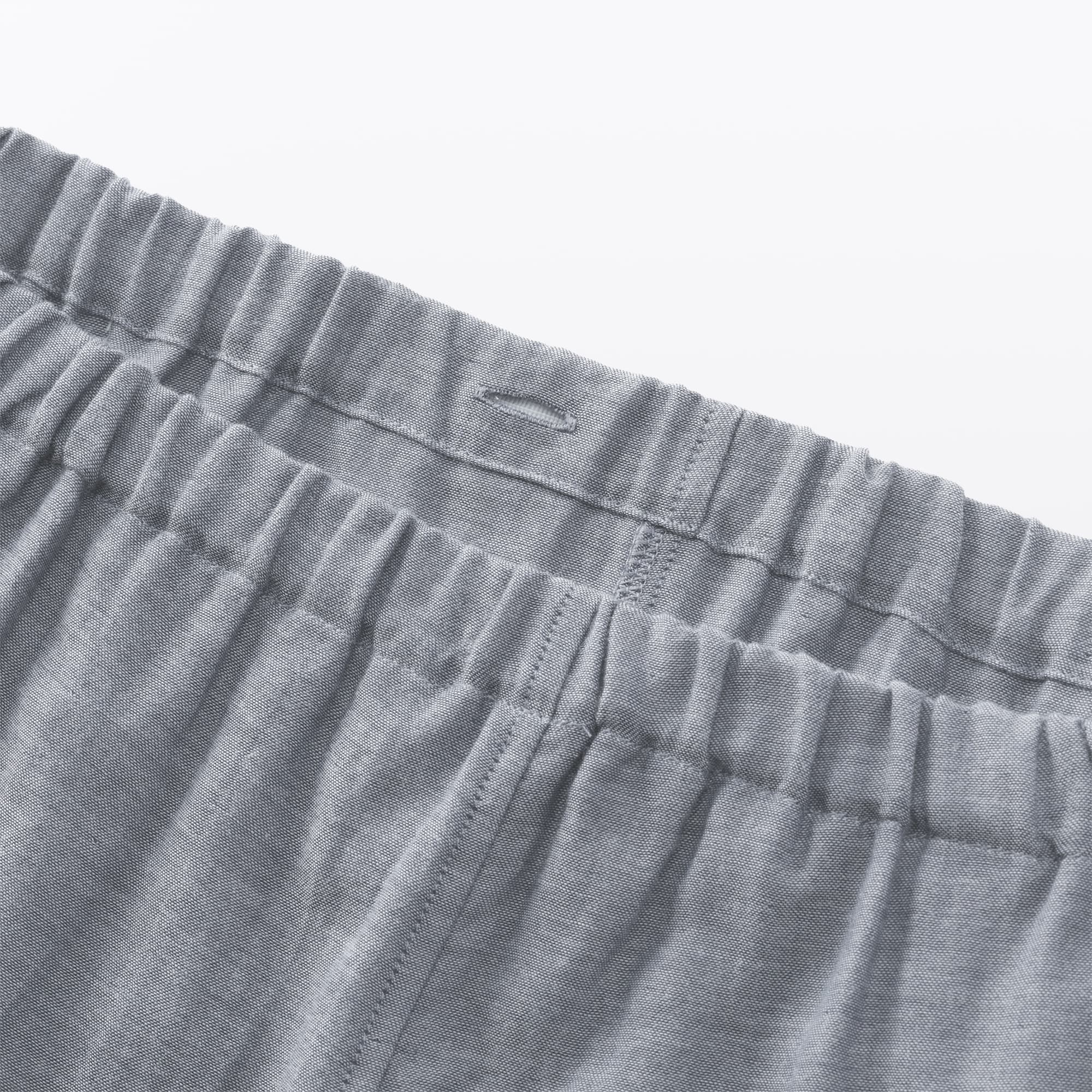 紳士　脇に縫い目のない　二重ガーゼ長袖パジャマ