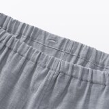 紳士　脇に縫い目のない　二重ガーゼ長袖パジャマ