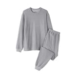 紳士　着るタオル　両面パイル　長袖ルームウエアセット