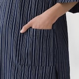 紳士　しじら織り　甚平