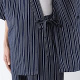 紳士　しじら織り　甚平