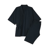 紳士　しじら織り　甚平