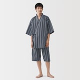 紳士　しじら織り　甚平