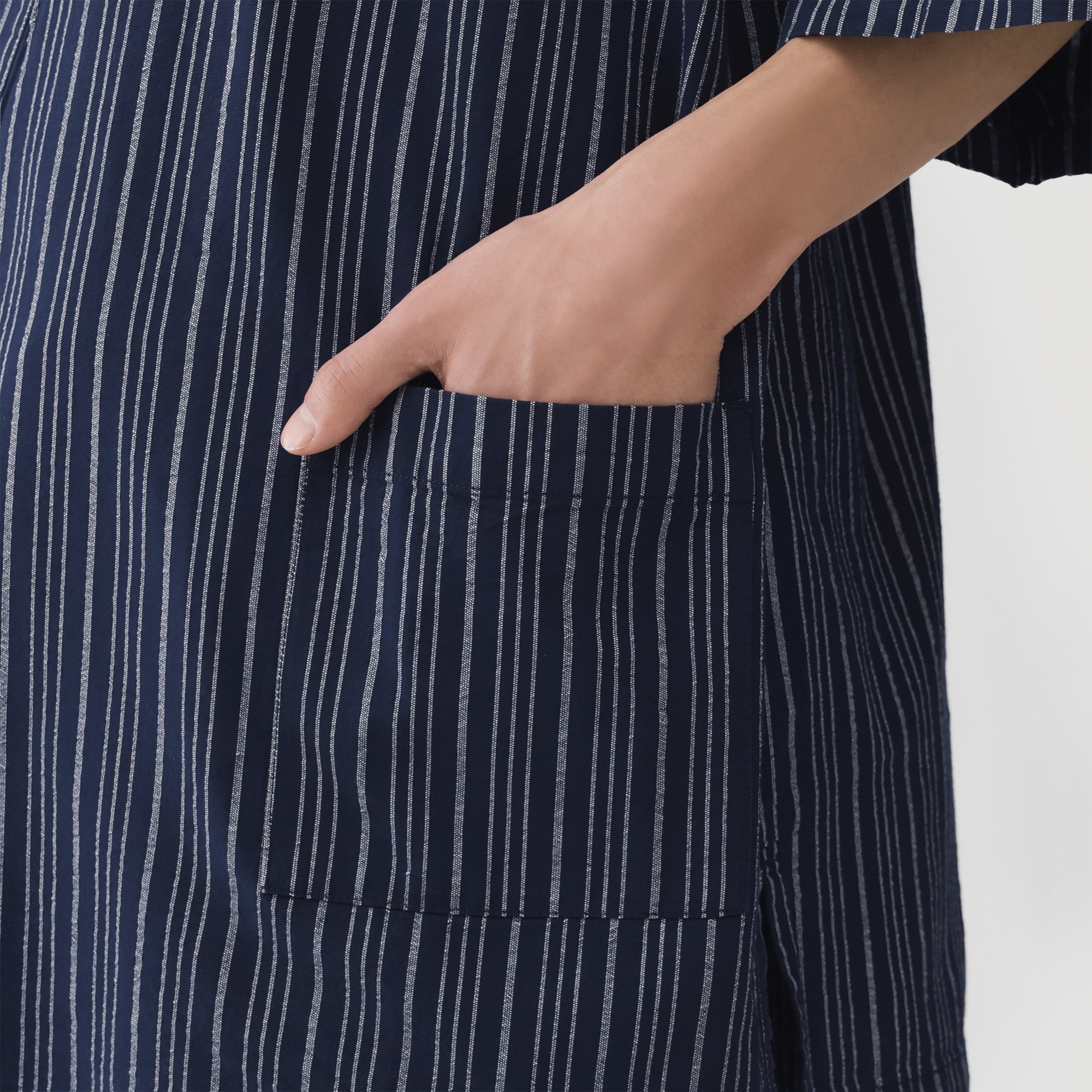 紳士　しじら織り　甚平