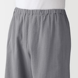 紳士　透かし　サッカー織り　半袖パジャマ