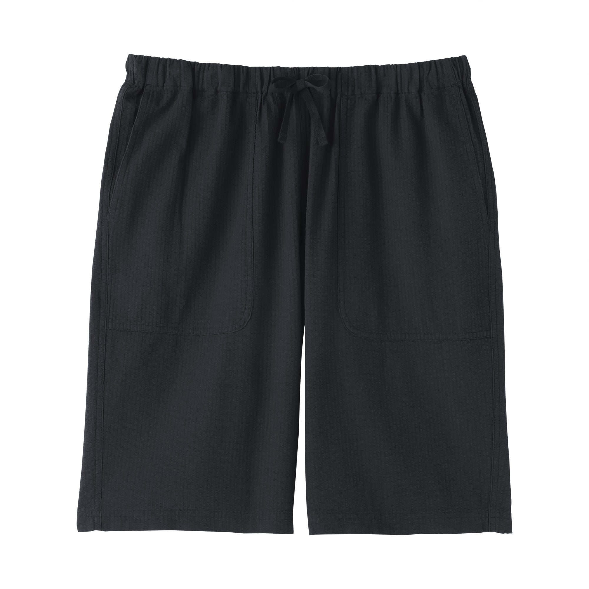 紳士　透かし　サッカー織り　ショートパンツ