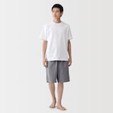 紳士　透かし　サッカー織り　ショートパンツ