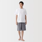 紳士　透かし　サッカー織り　ショートパンツ