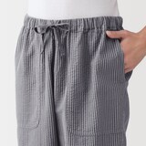 紳士　透かし　サッカー織り　ショートパンツ